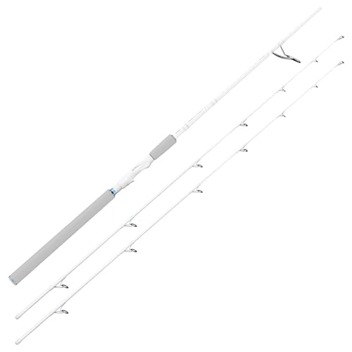 KastKing Centron Lite Twin Tip Rods, IM6 Graphite Blanks, Twin Tip Rods, Stainless Steel Guides with Ceramic Rings, Split or Full Rear EVA Handle Design, Drop Shot Hook Keeper - size: 7'6"- MH- MF (2 Pcs+ Extra Tip), style: Spinning