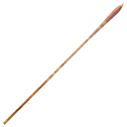 Vaguelly Telescopic Carbon Fiber Fishing Rod Ultra-Light Compact 1.8m Short Handheld Pole for Lake and Stream Winter Angling Backpacking Use
