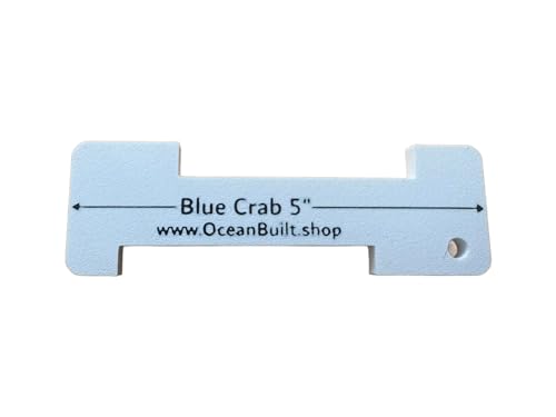 Crab & Shellfish Gauge – Blue Crab, Stone Crab, Lobster & Dungeness Measuring Tool – Recreational Fishing Size Gauge – Multiple Regulation Options - style: Texas Crab & Lobster Gauge