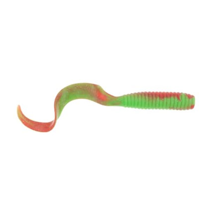 Berkley Gulp! Grub Saltwater Fishing Soft Bait - color: Nuclear Chicken, size: 6"