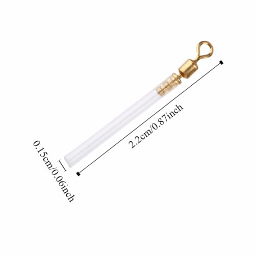 50Pcs Fishing Swivels with Tube Floats - 3 Sizes Copper & PVC Adapters for Long-line and Waggler Fishing Multi-Purpose Fishing Accessories - size: Small