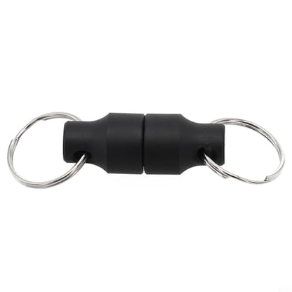 Magnetic Net Release with Carabiner for Fly Fishing, Aluminum Alloy Magnet Clip Holder with Retractable Lanyard for Securing Nets or Tools in Freshwater and Saltwater Angling