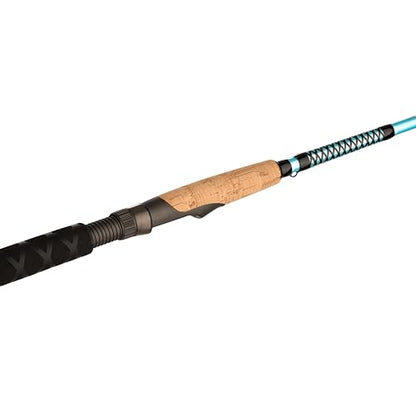 Ugly Stik Carbon Inshore Spinning Rod, Durable and Balanced Fishing Rod, 24-Ton Graphite Blank, Solid Graphite Tip for Increased Sensitivity - size: 7'6" - Medium Light - 1pc - 8-15lb