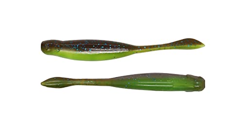 X Zone Lures Hot Shot Minnow Lures for Bass and Walleye, Infused with X Zone Scent Formula, 3.25" (8 Pack) - color: Warmouth