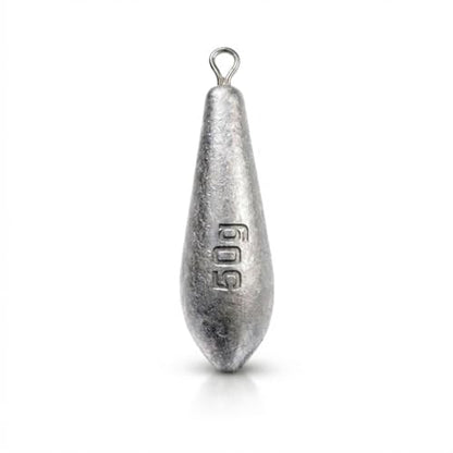 Teardrop Drop Shot Sinkers – Lead Fishing Weights & Sinkers for Bass, Catfish & Surf Fishing – Freshwater & Saltwater – 10 Sizes 1/2oz to 7oz, More Per Pack - style: 50g/2oz – 10pcs