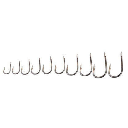 500Pcs Fishing Hooks Set – High Carbon Steel Sharpened Barbed Circle Hooks in Assorted Sizes 3 to 12 for Freshwater and Saltwater Fishing - size: 3#-Flat Head