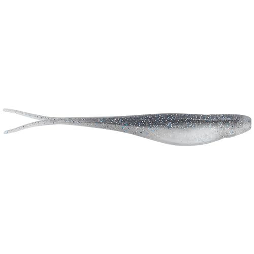 Strike King 3X Z Too Soft Jerkbait Fishing Lure, 5", Salt-Impregnated - color: Smokey Shad, size: 5"