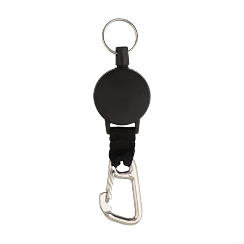 Scuba for retractor Clip, Retractable Diving Gear Tethers Stainless Steel Key Ring For BCD Hook Anti-lost Rope Key Chain For Freediving, Spearfishing