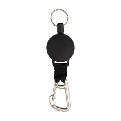Scuba for retractor Clip, Retractable Diving Gear Tethers Stainless Steel Key Ring For BCD Hook Anti-lost Rope Key Chain For Freediving, Spearfishing