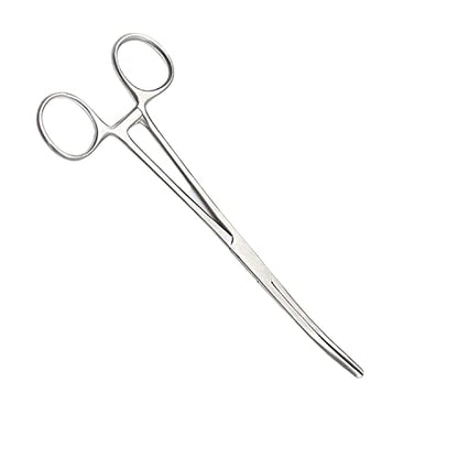 SURGICAL ONLINE 5Curved Hemostat Forceps - Stainless Steel Locking Tweezer Clamps - Ideal Hemostats for Nurses, Fishing Forceps, Crafts and Hobby