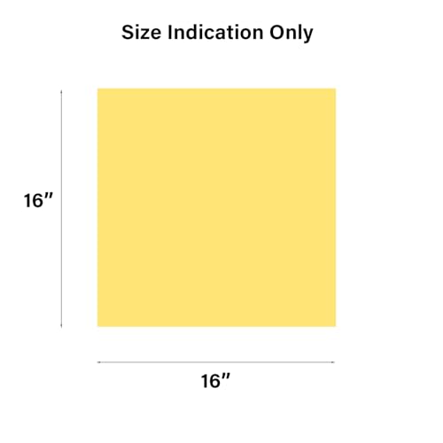 Microfiber Hiking Towels with Clip, Comfortable Cleaning of Sweat Skin or Hiking Accessories, 16” x 16”, Camping Towel (Yellow, Medium)