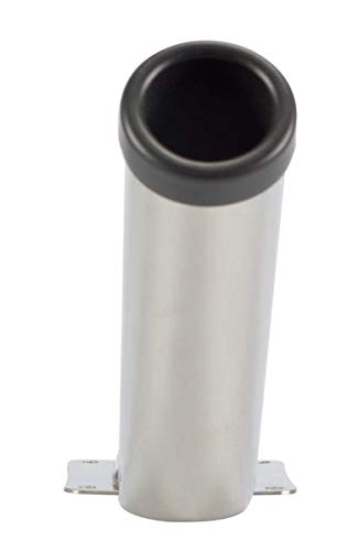 Amarine Made Set of 2 Stainless Steel Slide Mount Removable Fishing Rod Holder