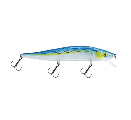 Luck E Strike STX Jerkbait, 4.5 Inch Suspending Hydrodynamic Fishing Lure, Made in The USA - color: Pro Blue