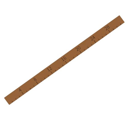 Fish Ruler 32in EVA Foam Fish Measuring Ruler with Self-Adhesive Backing for Fishing Kayaks Accessories, Fish Ruler Measurement Sticker Tool for Fish Kayak - color: Brown