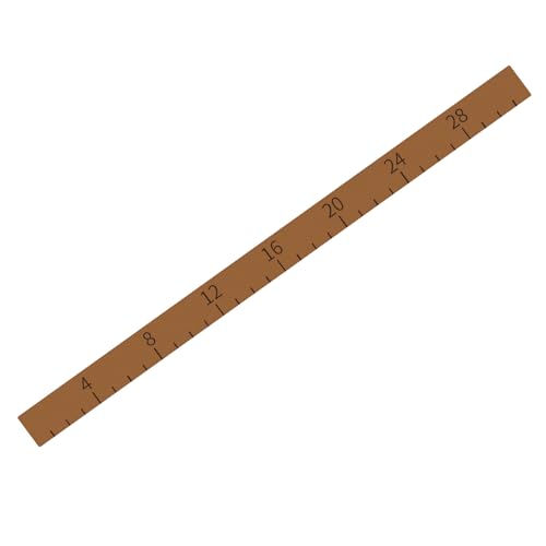 Fish Ruler 32in EVA Foam Fish Measuring Ruler with Self-Adhesive Backing for Fishing Kayaks Accessories, Fish Ruler Measurement Sticker Tool for Fish Kayak - color: Brown