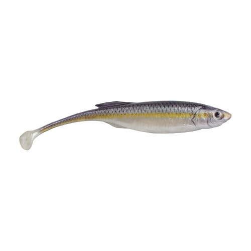 Berkley PowerBait Drip Swimmer Fishing Soft Bait - color: Black Shad, size: 4"
