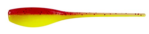 Bobby Garland Mo' Glo 2-Inch Baby Shad Glow-in-The-Dark Soft Plastic Fishing Lure, 18 per Pack - color: Devil'S Grin, size: 2"