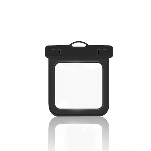 Submersible Waterproof Wallet Dry Car Key Fob Case Bag,Swimming Surfing Water Sports Small Waterproof Pouch Holder for Door Ship Card Credit ID Card Driver Fishing License Cash Coins(Black)