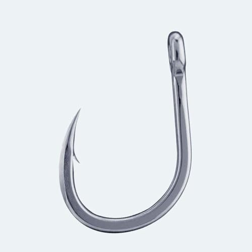 BKK PUKA Livebait HD Hook | 5X | Saltwater Ultra-Antirust Coating | Hand Ground Point | Forged Shank - size: 1#
