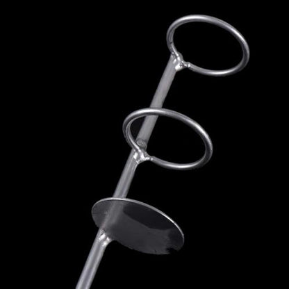 30/40/50cm Portable Fishing Rod Holder Support Stainless Steel Stand Fishing Pole Holders Ground Spike Rod Rest Stand for Ground, Beach
