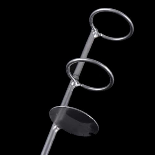 30/40/50cm Portable Fishing Rod Holder Support Stainless Steel Stand Fishing Pole Holders Ground Spike Rod Rest Stand for Ground, Beach(50cm)
