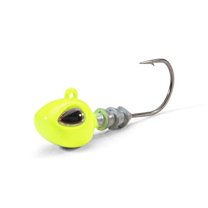 Berkley Fusion19 Hybrid Fishing Jigheads - color: Chartreuse, size: 2/0 Hook Size - 3/8 oz