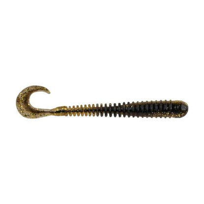 Berkley Berkley PowerBait Rib Worm - color: Midnight Shine