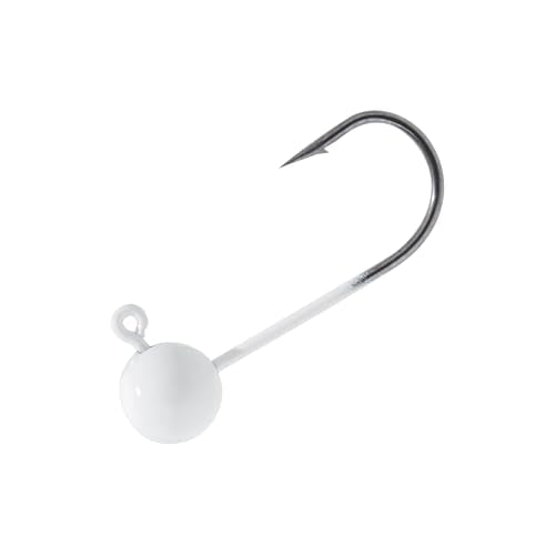 Fly Tying Jig Heads - color: White, size: 1/8 OZ 50PCS