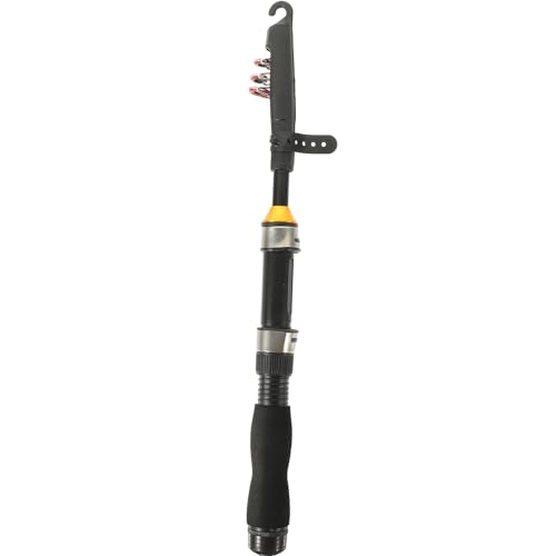 Happyyami Portable Carbon Fishing Rod Ultra Lightweight Angling Pole for Kayaking and Outdoor Use Compact Design Strong Durability for Various Waters