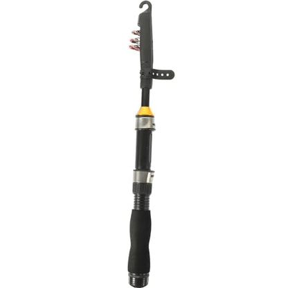 Happyyami Portable Carbon Fishing Rod Ultra Lightweight Angling Pole for Kayaking and Outdoor Use Compact Design Strong Durability for Various Waters