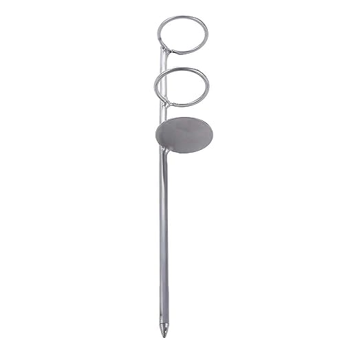 30/40/50cm Portable Fishing Rod Holder Support Stainless Steel Stand Fishing Pole Holders Ground Spike Rod Rest Stand for Ground, Beach(50cm)