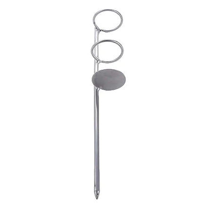 Portable Fishing Rod Holder 30/40/50 cm Stainless Steel Ground Rod Holder Ground Spike Rod Rest Stand Fishing Pole Stand