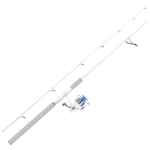 KastKing Centron Lite Fishing Rod and Reel Combo, IM6 Graphite 2Pc Blanks, Stainless Steel Guides with Ceramic Rings, Contoured EVA Handles & Fighting Butt, Split or Full Rear Handle Design, 13 Models - style: Spin-7'6" Medium Heavy-4000 Reel-2pcs