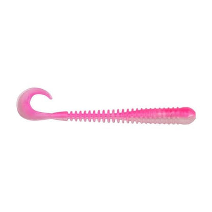 Berkley Berkley PowerBait Rib Worm - color: Pink Shad