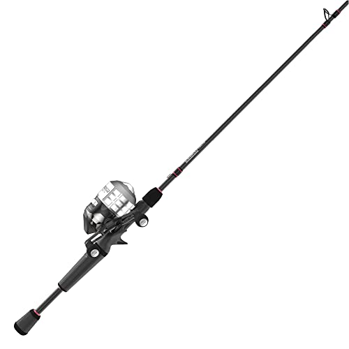 Zebco Delta Spincast Reel and Fishing Rod Combo, Instant Anti-Reverse Clutch, Changeable Right- or Left-Hand Retrieve, Pre-Spooled with Zebco Fishing Line - style: 6'2" Rod, Size 30 Reel