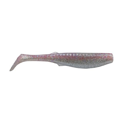 Berkley Gulp! Saltwater Paddleshad Fishing Soft Bait - color: Dazzleberry Chrome, size: 4"