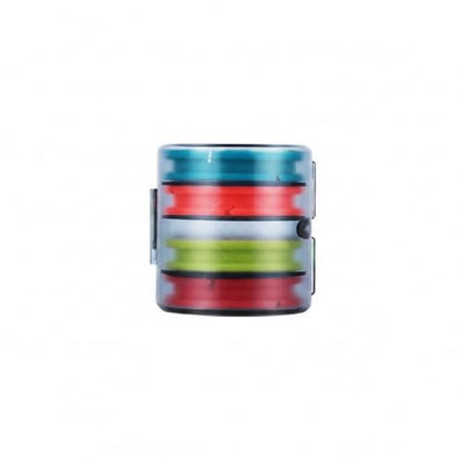 Silicone Fishing Line Spool Holder, Flexible Tackle Organizer for Main Line & Leaders, Compact Storage Box 3.35 x 2.44 x 2.64 Inches