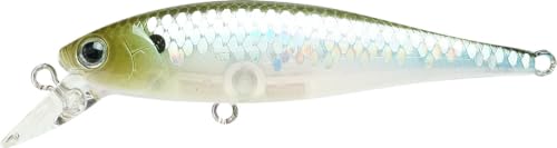 LUCKY CRAFT Pointer 78SP Fishing Lures, 3” Jerkbait Freshwater Bass & Trout Lures, Suspending 4ft–5ft Depth, Jerkbait with Walk-the-Dog Action, Precision Bass Fishing Gear and Accessories - color: 272 MS Ghost Minnow, size: PT65