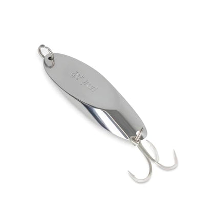 UMT Chrome Fishing Spoon Lure 3/4oz,1oz, 2oz – Sharp 3/0 Treble Hook for Freshwater & Saltwater Bluefish, Trout, Steelhead 1, 5, 10 Pack Options - size: 10 Pack