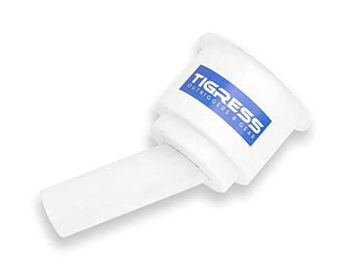Tigress Portable Boat Cup Holder - Durable, Secure Fit for Various Cup Sizes, Fits 15 and 30 Degree Rod Holders