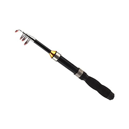 Telescoping Fishing Rod, Short Saltwater Telescopic Fishing Pole for Boat Fishing for Ice Fishing(1 Meter)