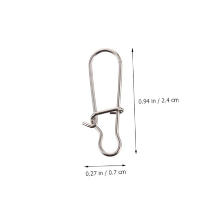 Fishing Buckle Sea Fishing Swivels Catfishing Holder Quick Feeder Fishing Bait Fishing Gadgets Sea - size: 2.4x0.7 cm