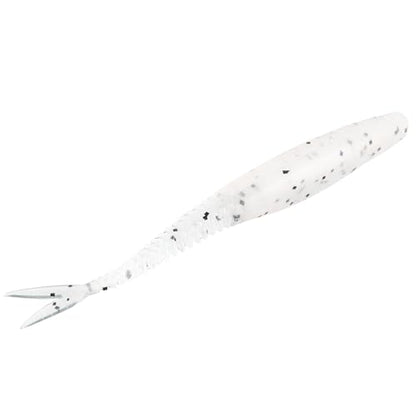 Strike King Mach Skooler Fishing Lure, Soft Plastic Jerkbait, Heavily Salted, Sleek Design, Erratic Action - color: Purple Frenzy, size: 5"