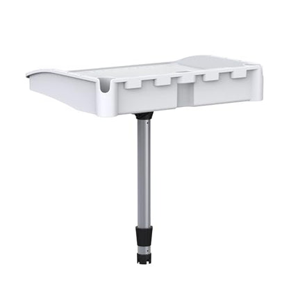 SEAFLO Bait Cutting Board Table (18.25” by 14.75” Surface) with Two Rod Holders, Fish Cleaning Fillet Station for Boat with Mount Plier Storage and Knife Slot with Built-In Measuring Ruler (Small) - size: Small (18.25” x 14.75”)