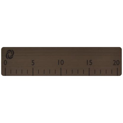 20" Fish Ruler for Boats, Laser Engraved Peel and Stick EVA Foam Fish Measuring Board, Fishing Measurement Tape for Fishing Boats, Yachts, Kayaks (Teak) - color: Teak