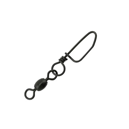 AFW Brass Coastlock Snap Swivels – Durable Fishing Gear with High-Strength Wire Snaps, Black Oxide Finish, Prevents Line Twisting & Kinking, Supports Up to 350 lb Test. - size: 20 pc, #5, 90 lb test