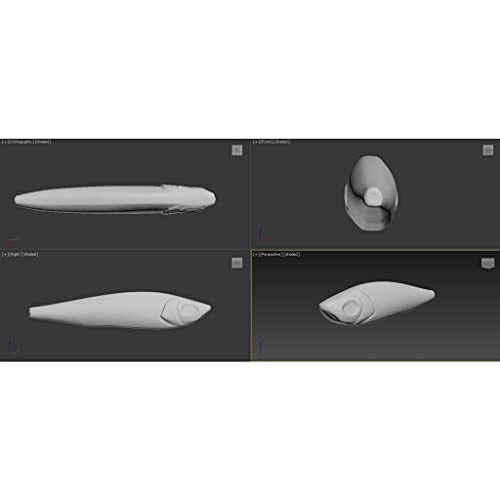 10 Blank Unpainted Minnow Crankbait Topwater Lipless Jerkbait Fishing Lures V3 - color: UPM708P10
