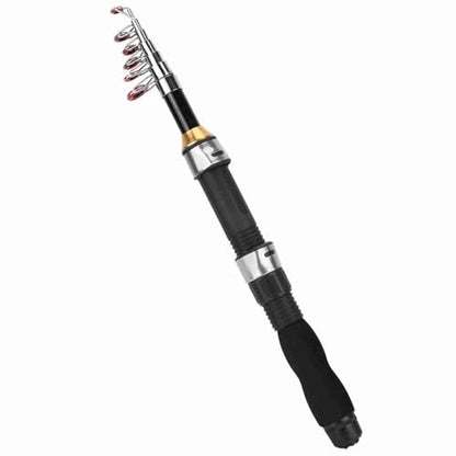 Telescopic Fishing Rod Mini Sea and Ice Fishing Pole Universal Portable Short Pole Ice Fishing Rod Tools for Saltwater Freshwater - size: 1.5m
