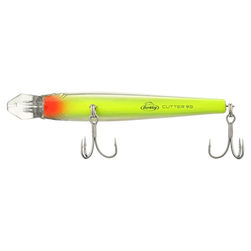 Berkley Cutter Saltwater Fishing Hard Bait - color: Chrome/Chartreuse