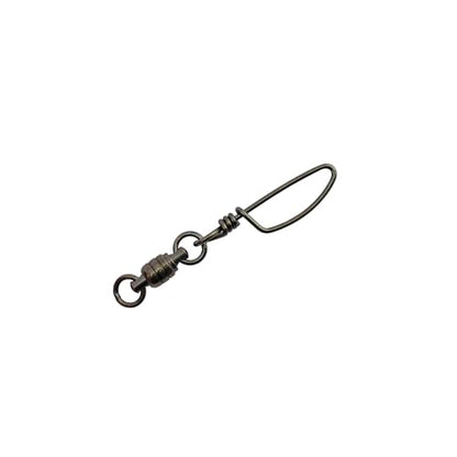 American Fishing Wire Stainless Steel Ball Bearing Snap Swivels with Double Welded Rings - size: 10 pc, #1, 70 lb test, style: 10 Piece